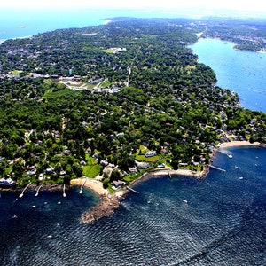 Marblehead Clotman Point Massachusetts  16&quot; X 20&quot; Frameable Aerial Photograph