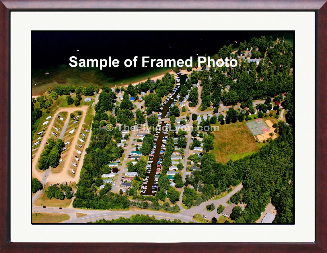 Gilford, Lake Shore Park Lake Winnipesaukee NH 16 X 20 Frameable Aerial