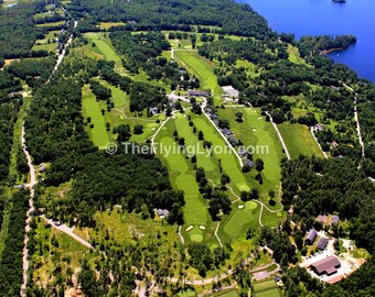 Bald Peak Colonial Golf Club Moultonborough NH 16" X 20" Frameable Aerial Photograph