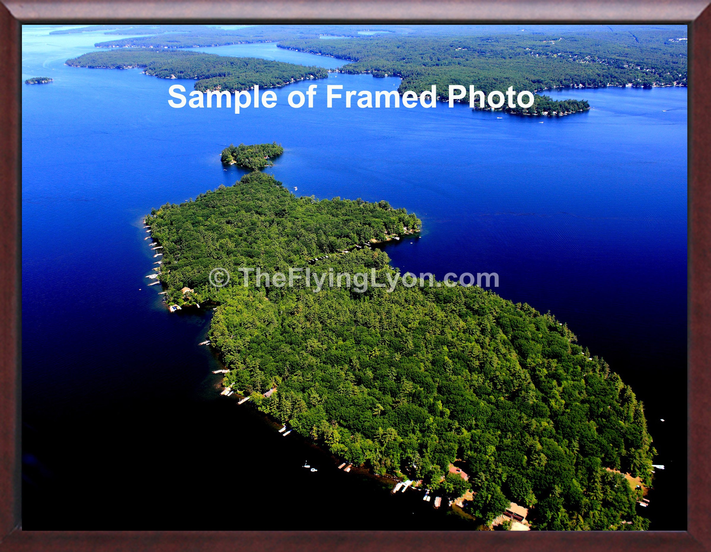Rattlesnake Island Lake Winnipesaukee NH 16 X 20 Etsy UK