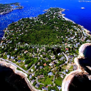 Marblehead Neck Massachusetts 16&quot; X 20&quot; Frameable Aerial Photograph by Todd Lyon