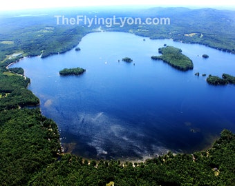 Lake Wentworth NH 16x20 Aerial Photograph
