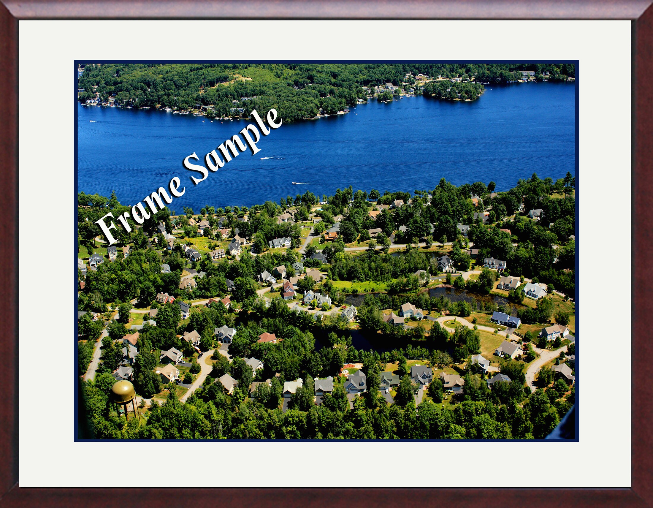 South Down Shores Paugus Bay NH 16 X 20 Frameable Aerial Photograph Etsy
