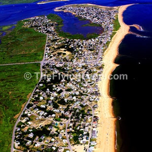 Plum Island Newburyport Massachusetts 16&quot; X 20&quot; Frameable Aerial Photograph