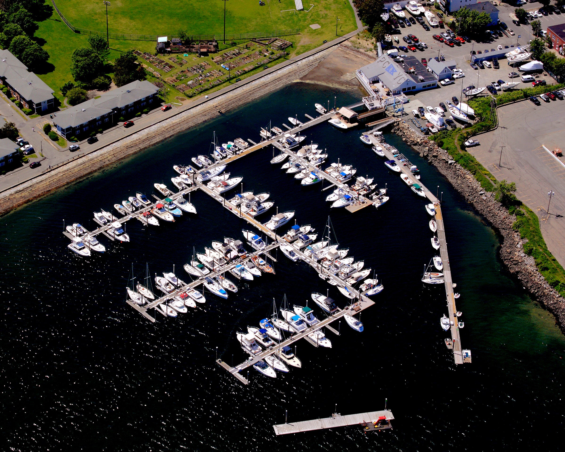 Palmer Cove Yacht Club Marina Salem Massachusetts 16 X 20 Frameable
