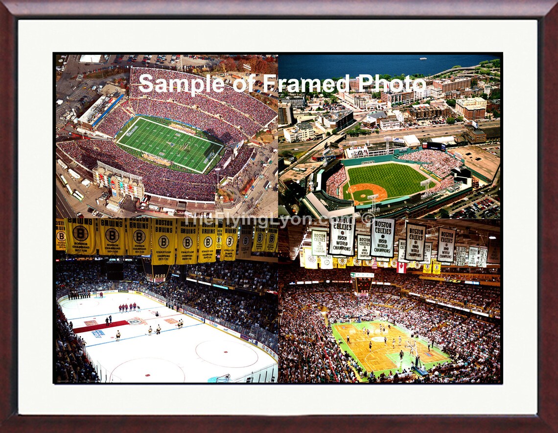New England Sport Photos Collage 16 X 20 Frameable Aerial Photograph