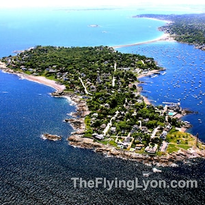 Marblehead Neck Massachusetts 16&quot; X 20&quot; Frameable Aerial Photograph Active