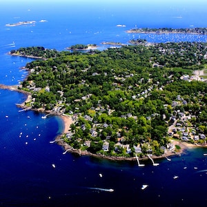 Marblehead Naugus Head Massachusetts 16&quot; X 20&quot; Frameable Aerial Photograph
