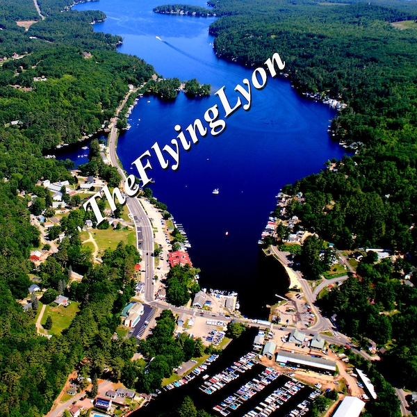 Alton Bay NH 16" X 20" Frameable Aerial Photograph