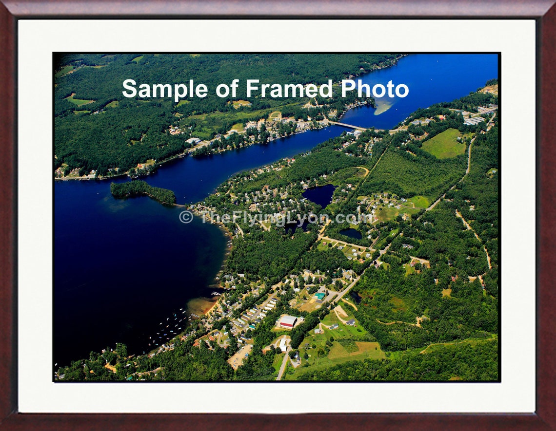 Silver Lake Tilton NH 16 X 20 Frameable Aerial Etsy