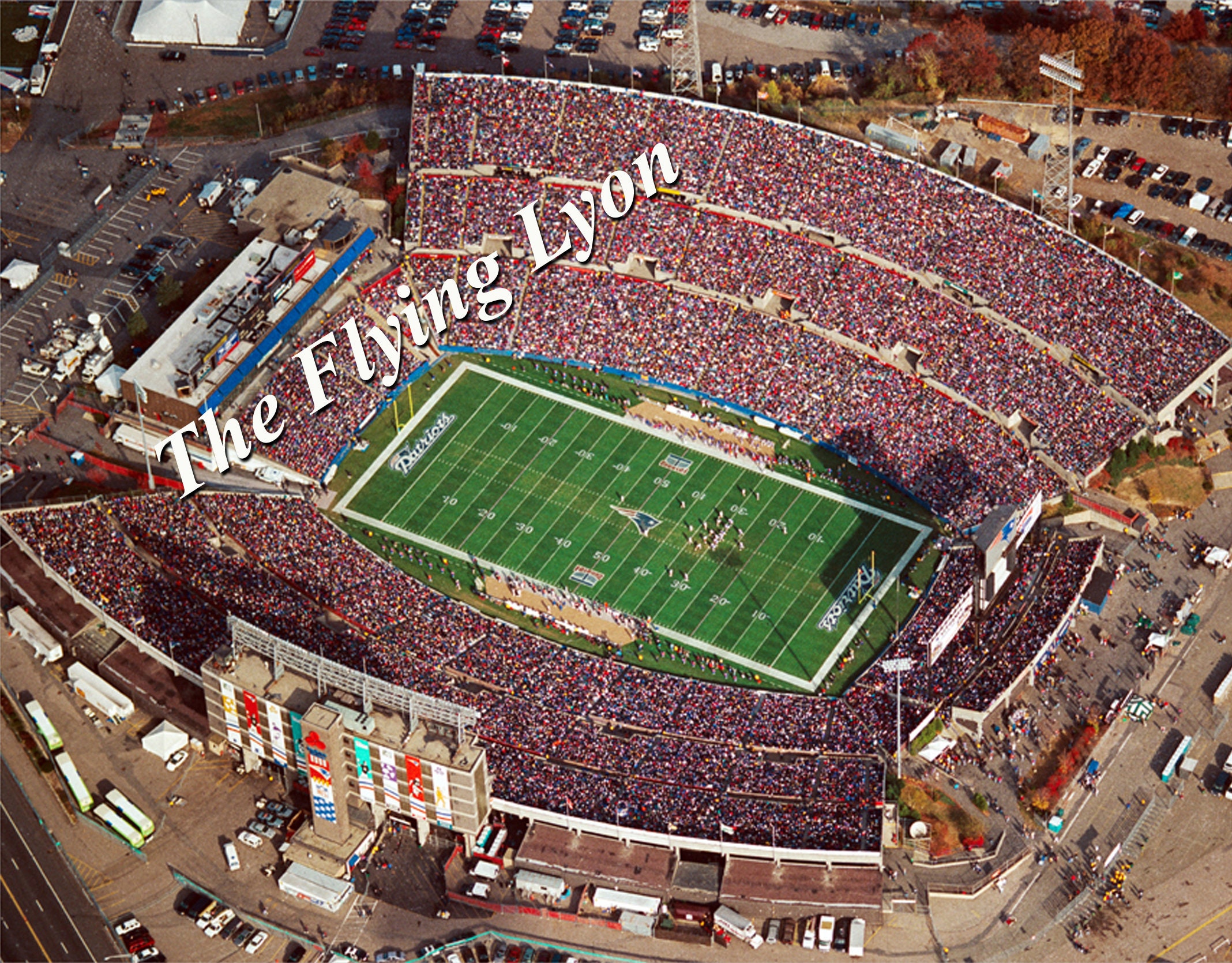 Foxboro Stadium Massachusetts 16 X 20 Frameable Aerial Photograph