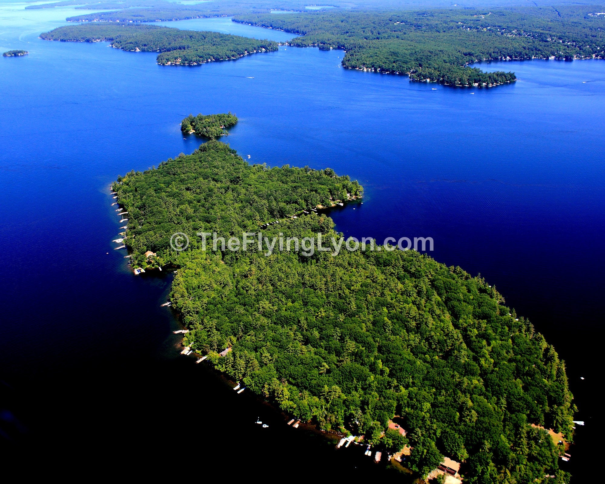 Rattlesnake Island Lake Winnipesaukee NH 16 X 20 Etsy UK