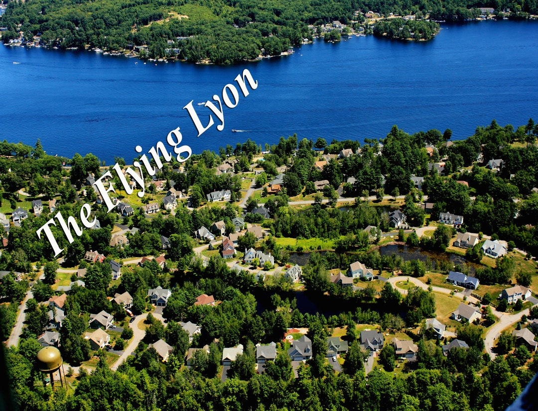 South Down Shores Paugus Bay NH 16 X 20 Frameable Aerial Photograph Etsy