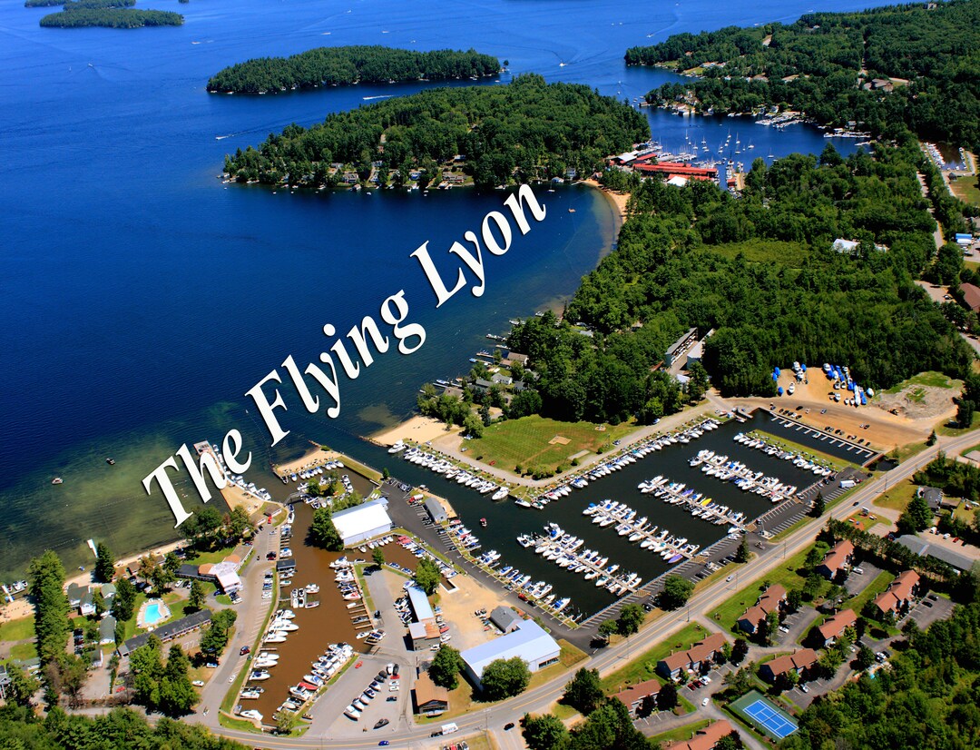 Sanders Bay Varney Point Mountain View Yacht Club Gilford NH 16 X 20