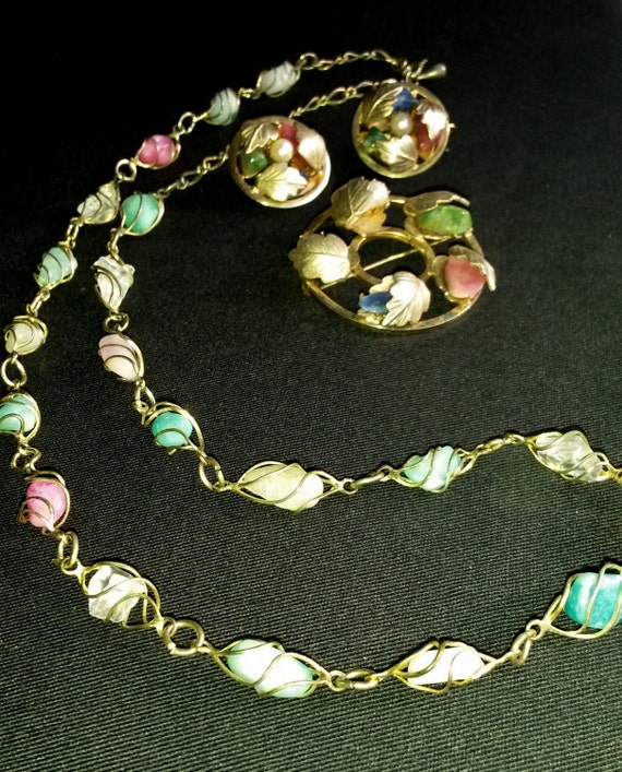 Sarah Coventry Necklace Earrings Sarah Coventry