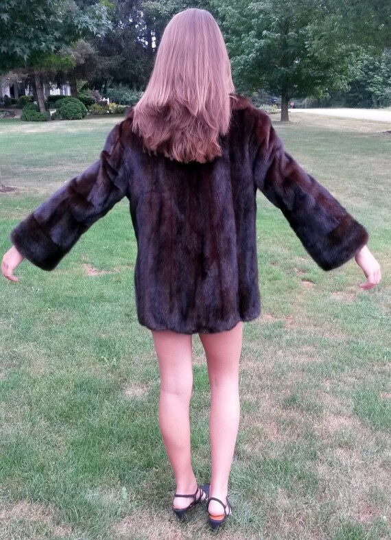 Mink Coat Black Jewel the Ultimate in Dark Mink Vi