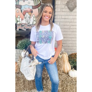 Football Mom Graphic Tee | Football Mama | Football Graphic Tee | Football Tee | Football Mom | Football Szn