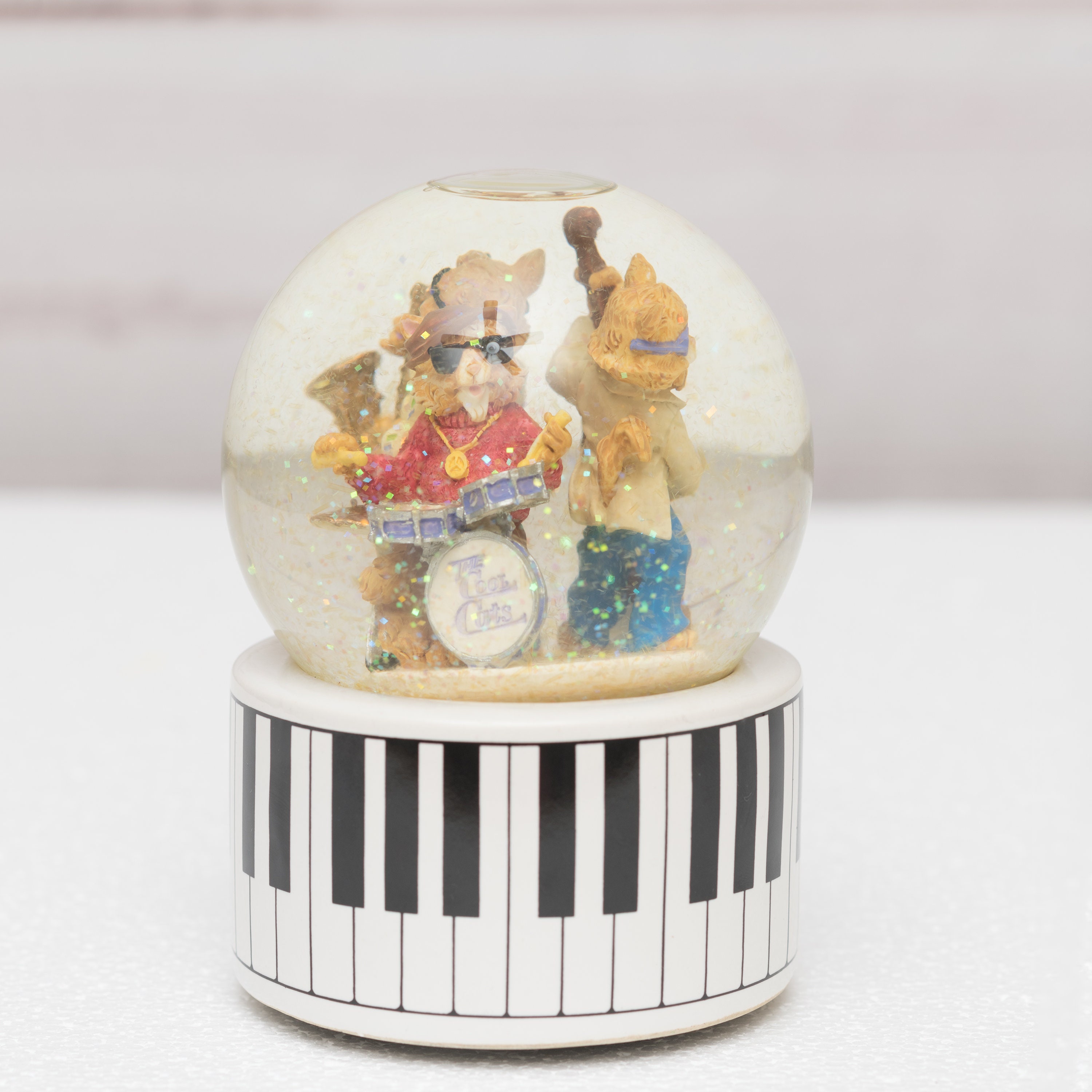 Musical Snow Globe The Cool Cats by The San Francisco Music Etsy