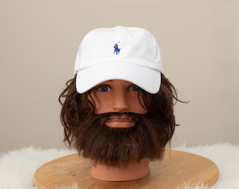 Vintage Ralph Lauren witte unisex baseball cap hoed