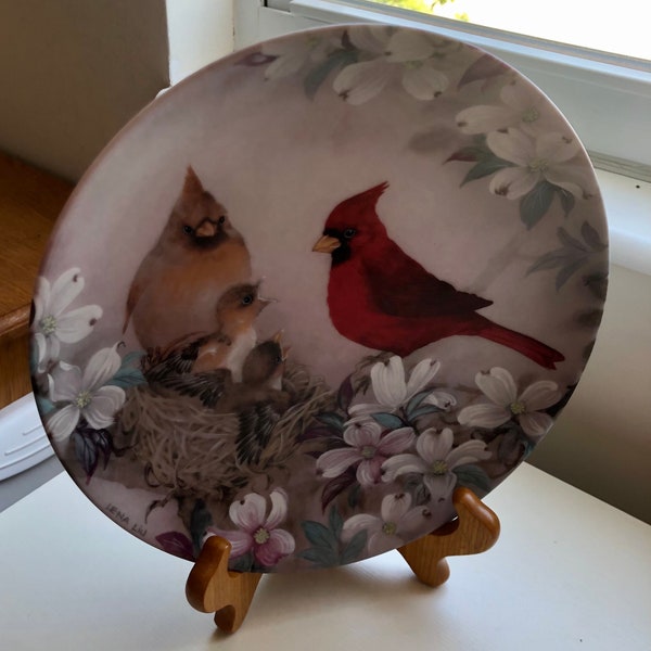 W.S. George Collector Plate~Morning Serenade by Lena Liu 1989 For Display only