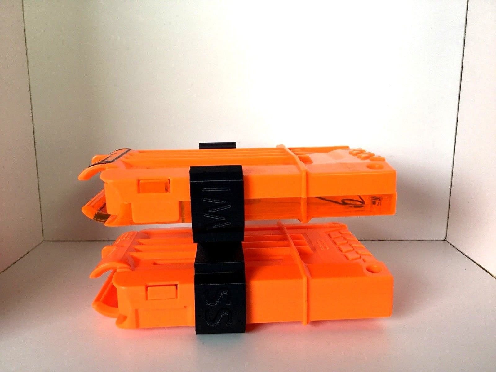 SSWI Nerf Gun Dual Magazine / Clip Holder for Dart Clips Holds Etsy UK