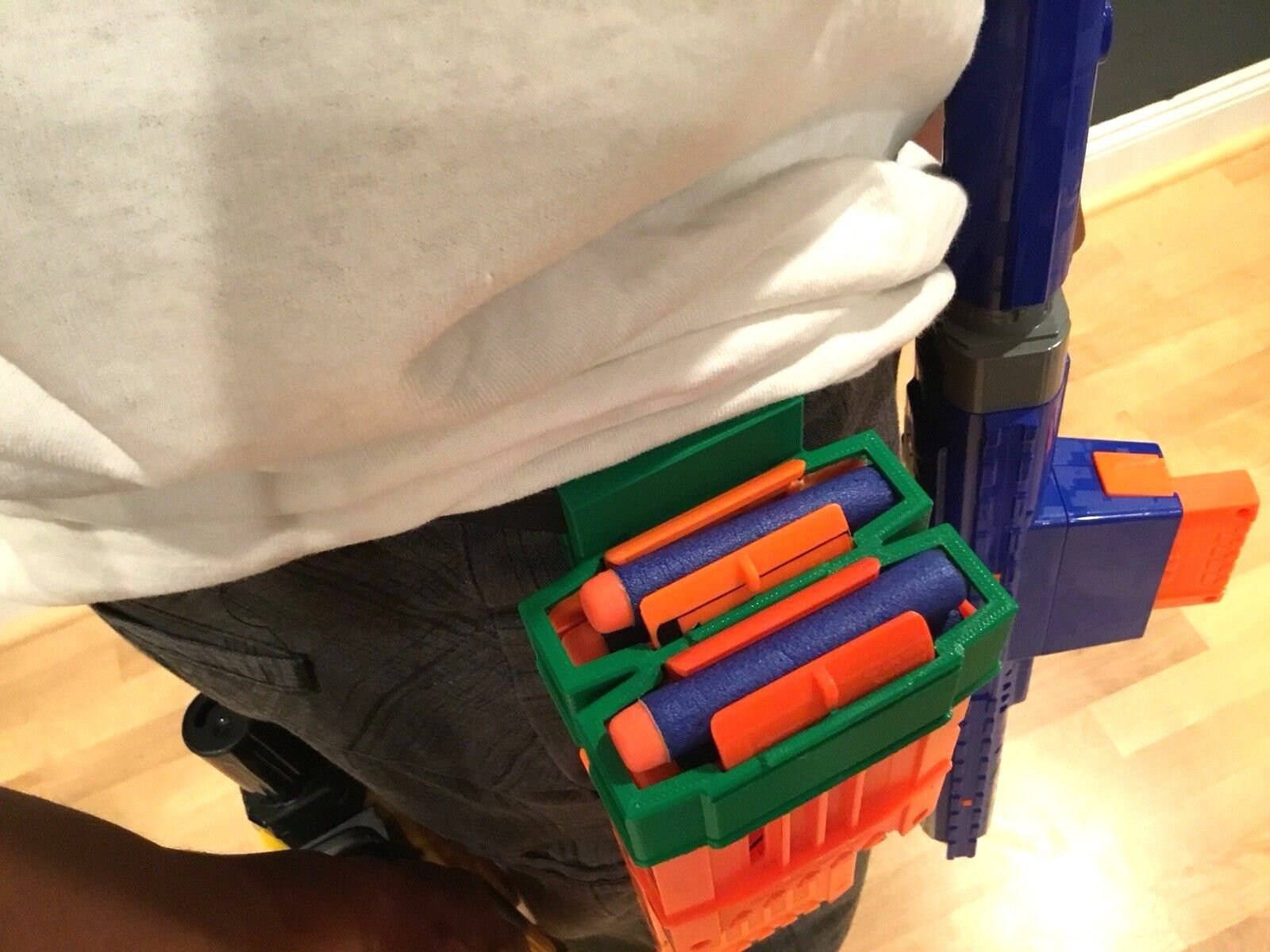 Double Magazine Clip Holder With Belt Loop for Nerf and Worker Etsy