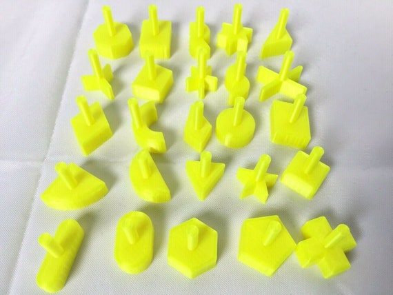Perfection Game Replacement Pieces Shapes Full Set 25