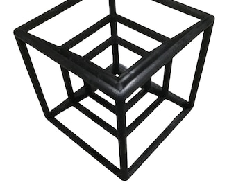 Tesseract Four Dimensional Hypercube Shape Math Geometry Educational Gift and Learning Tool 4D