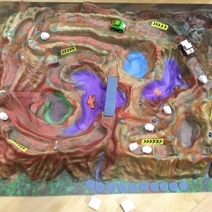 1989 Vintage Crash Canyon Compatible Board Game REPLACEMENT PARTS Only SSWI