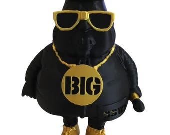 The Notorious BIG Hip-Hop King Figurine – Gold Crown Edition - Biggie Smalls