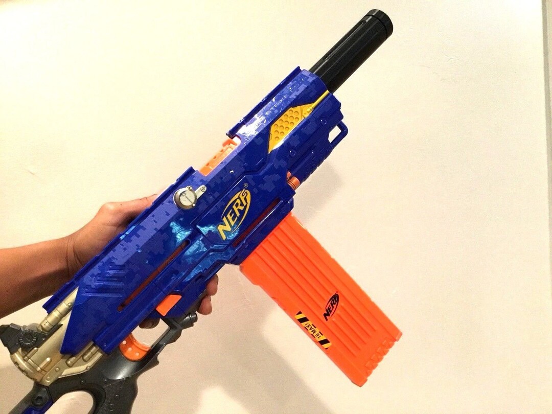 Silenciador táctico Barrel Twist On Extension Attachment Nerf Stryfe  Modulus Más España