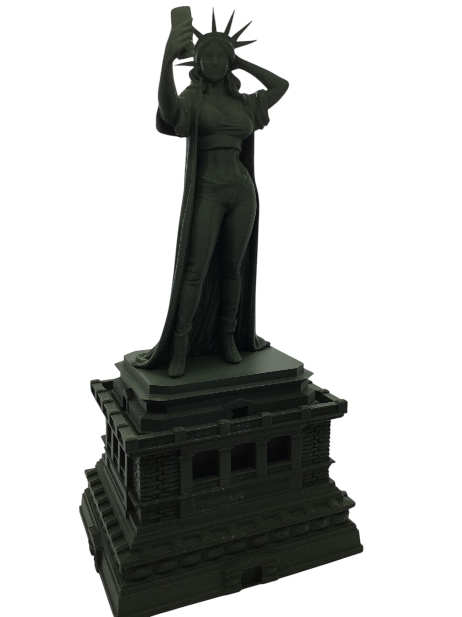 Modern Lady Liberty Statue of Liberty Selfie Style – 12” Tall
