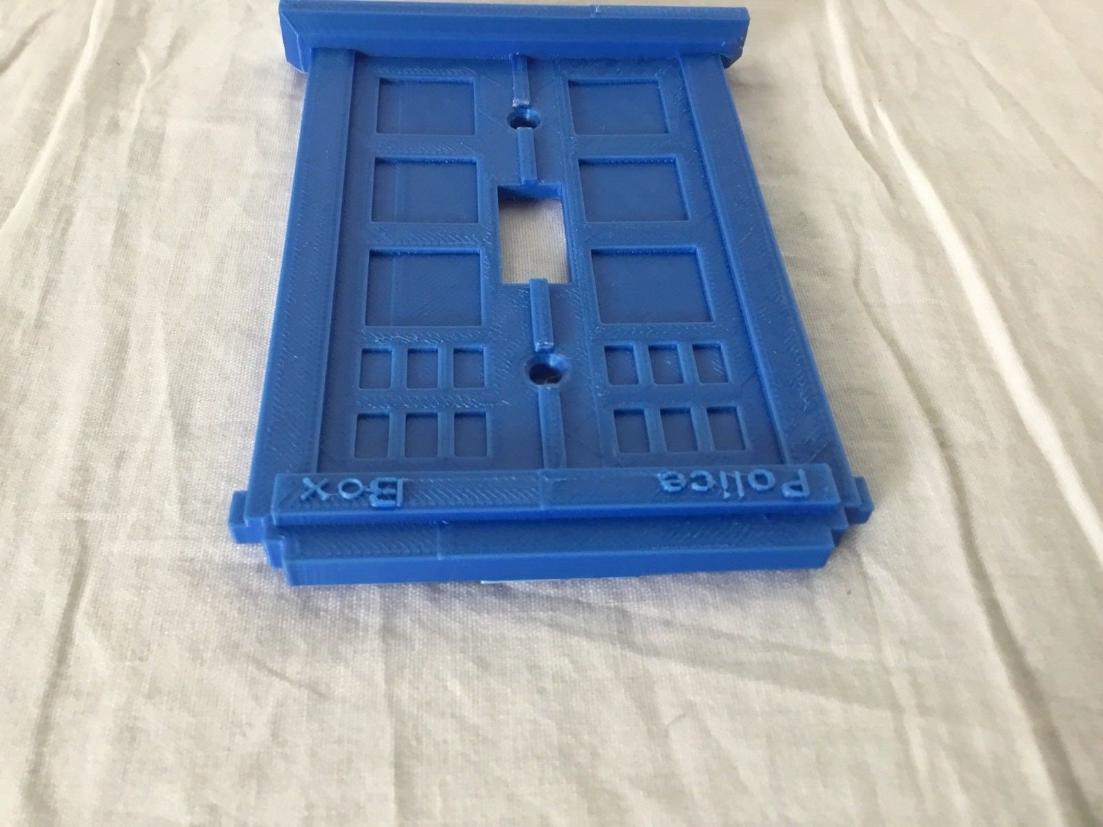Blue Police Box Light Switch Cover | Doctor Who TARDIS Decor - Etsy