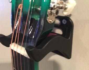 Guitar / Bass Wall Display Hanger Mount Holder Bracket & Guitar Pick Shelf