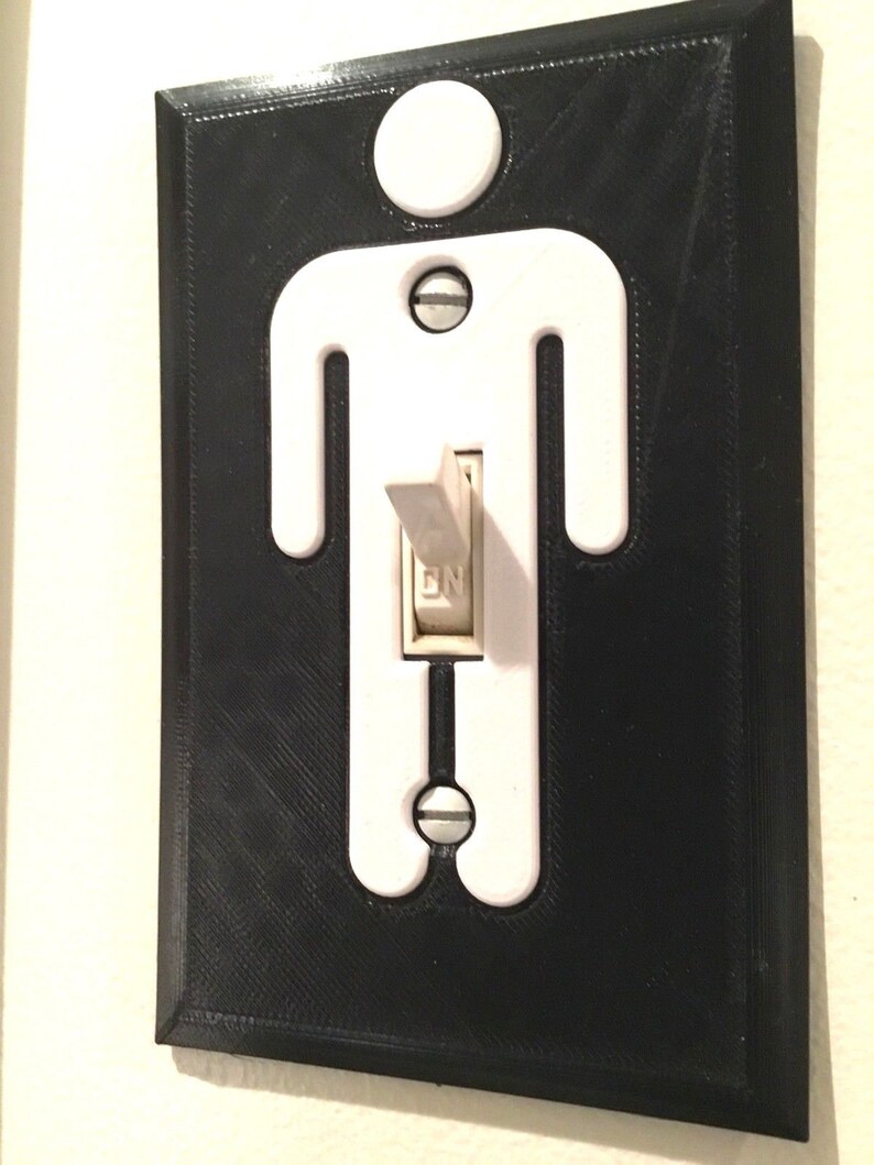 Manhood Naughty Gag Gift Light Switch Cover Plate Novelty Nude Etsy