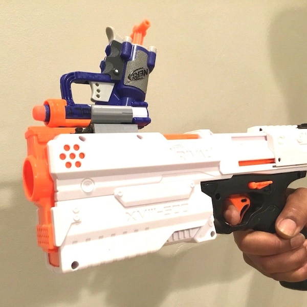 Nerf Jolt Blaster Mod Rail Connector to Tactical Rail - Attach Jolt to any Nerf