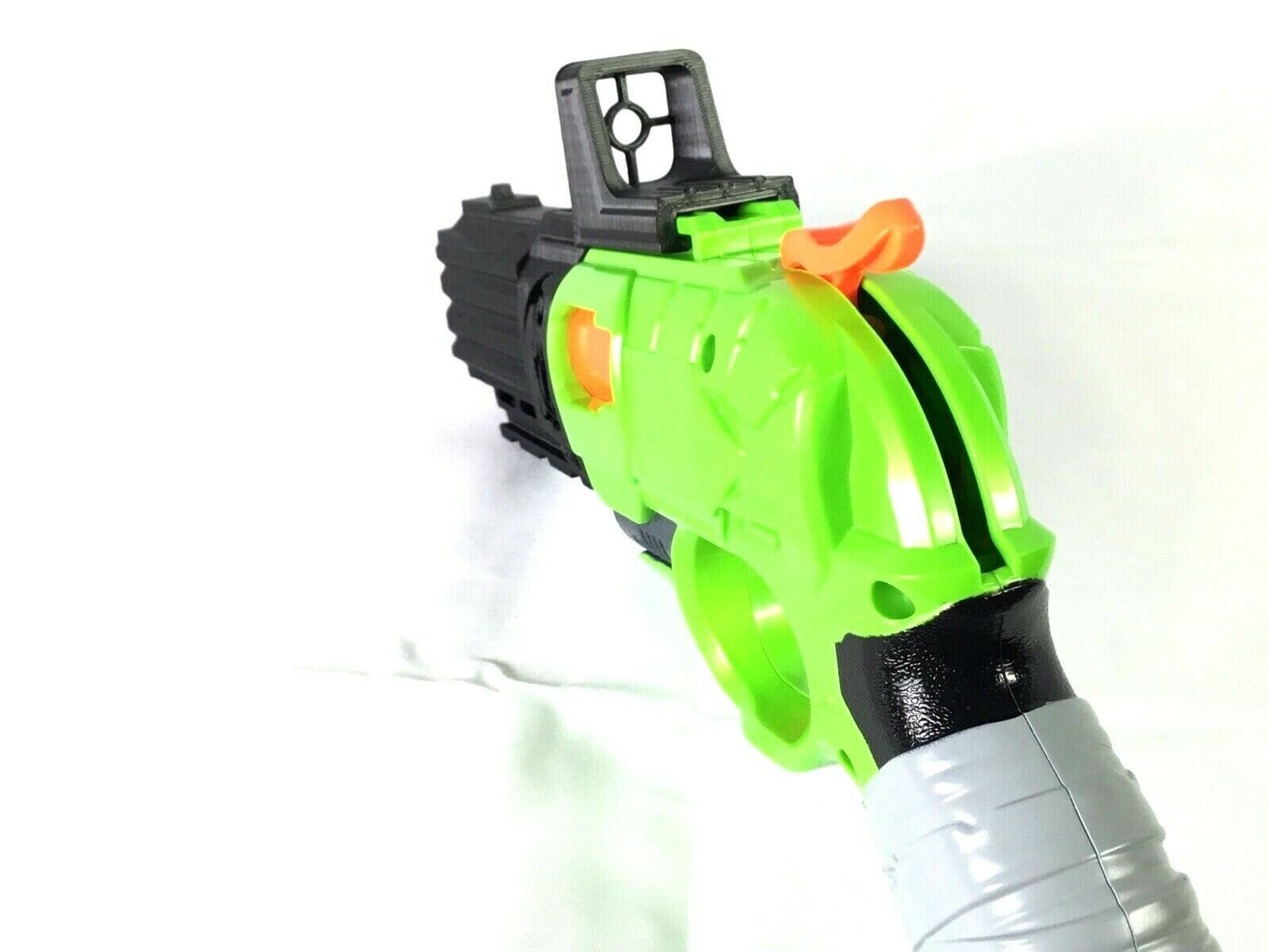 SSWI Modded Nerf Doublestrike Reaper Tactical Barrel and Iron Site