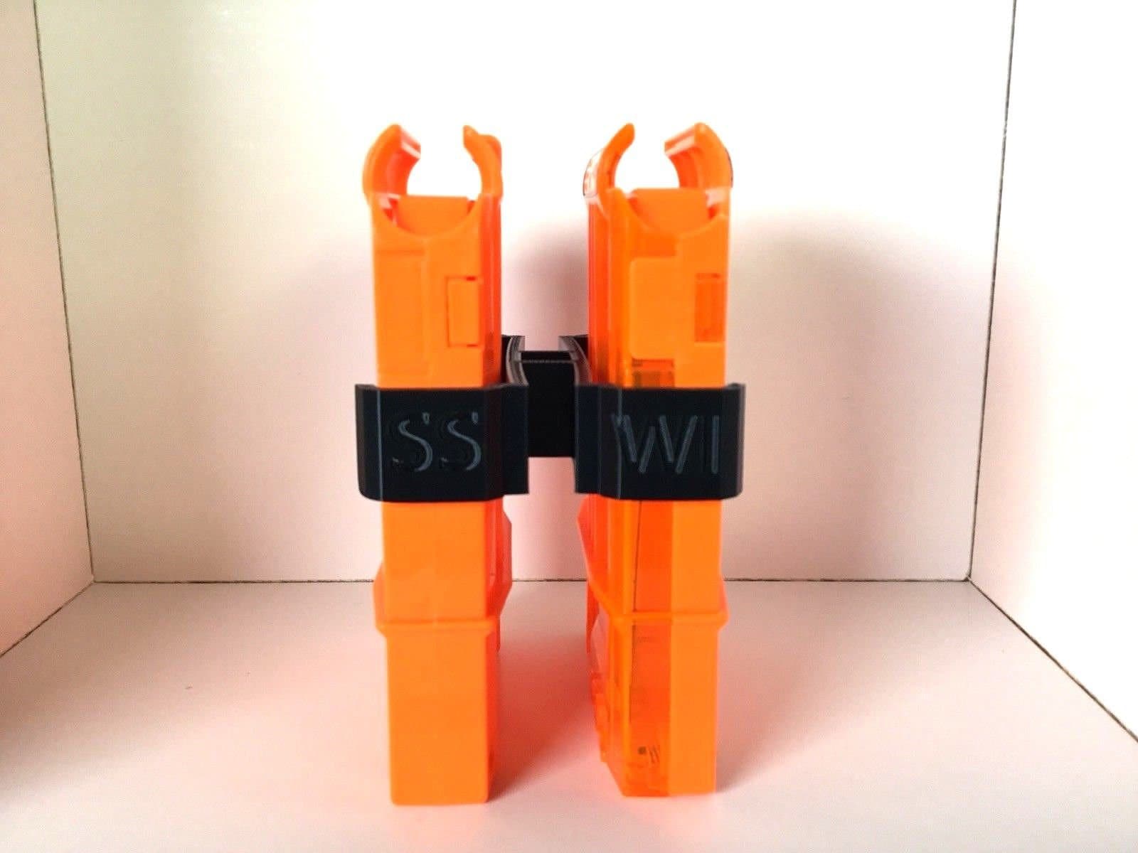 SSWI Nerf Gun Dual Magazine / Clip Holder for Dart Clips Holds - Etsy