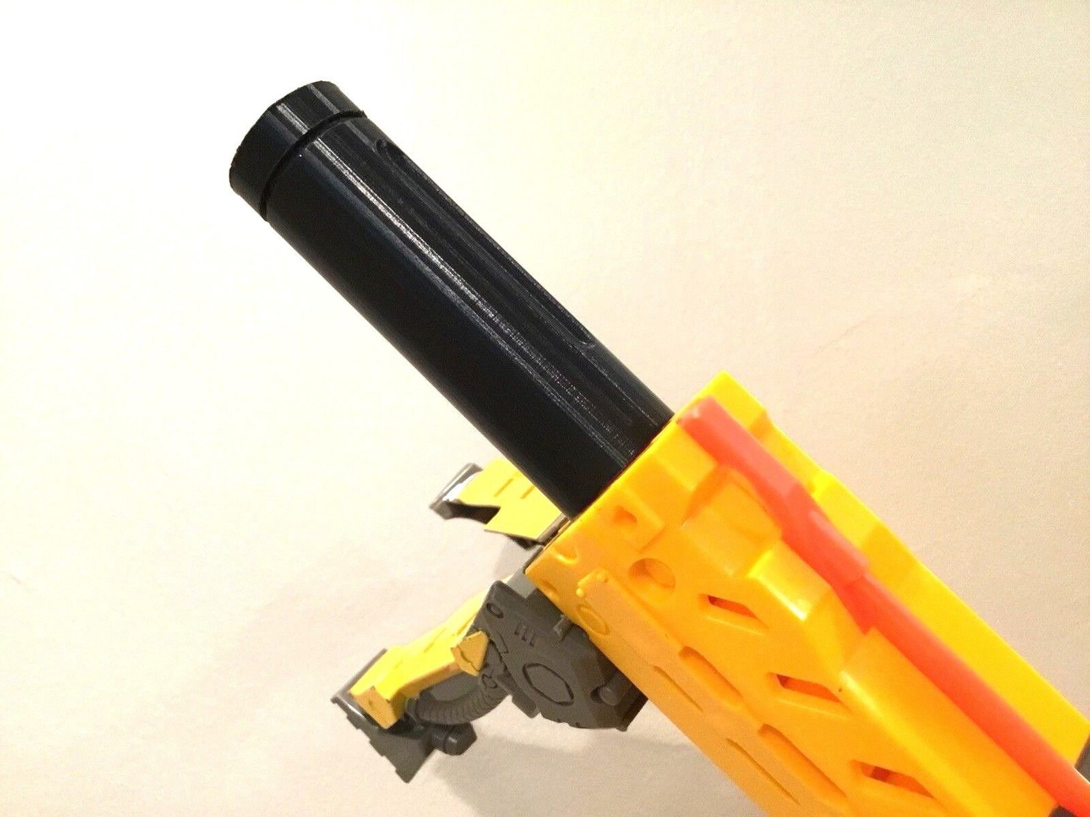 Tactical Silencer Barrel Twist On Extension Attachment Nerf Etsy