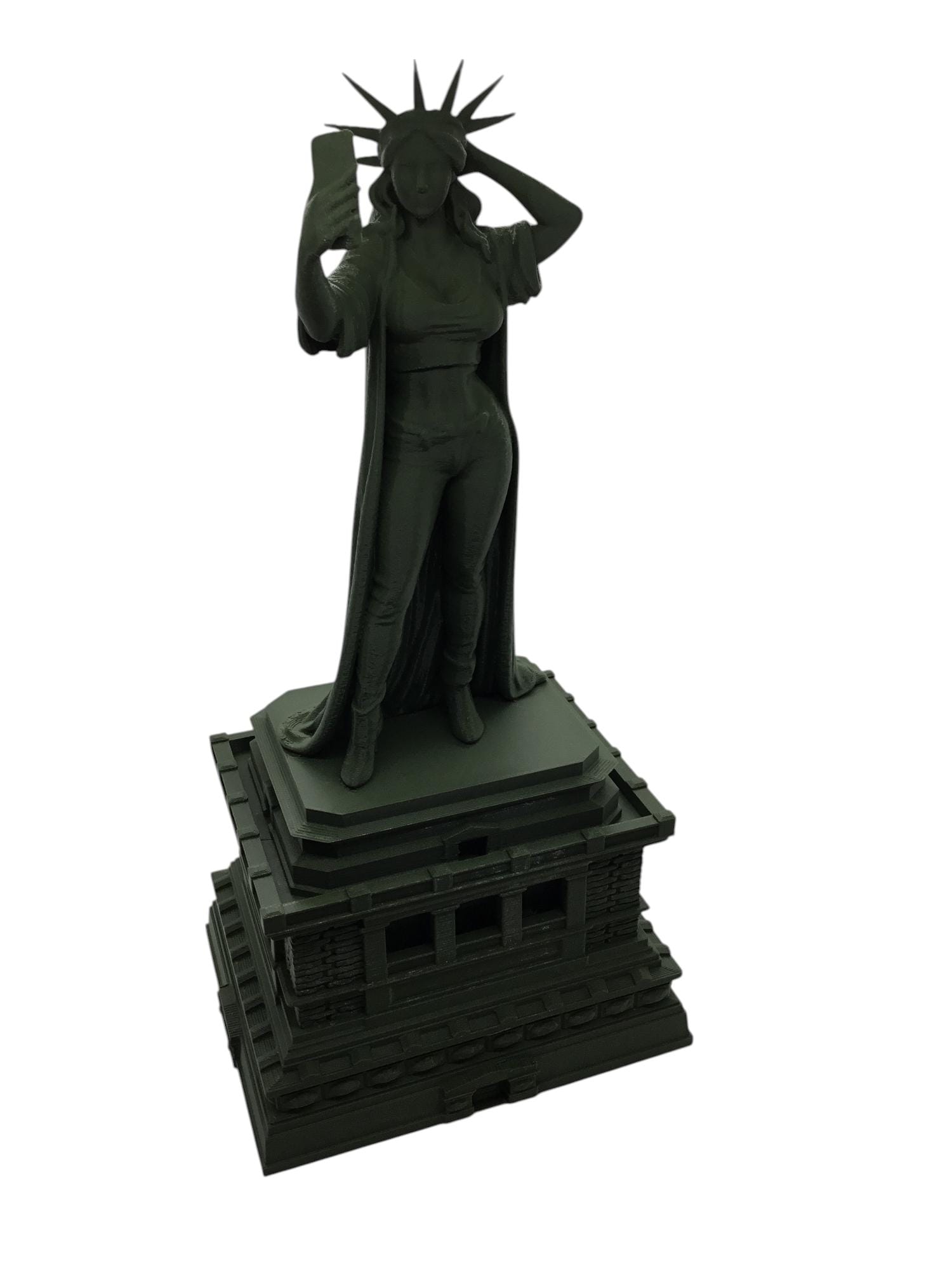 Modern Lady Liberty Statue of Liberty Selfie Style – 12” Tall