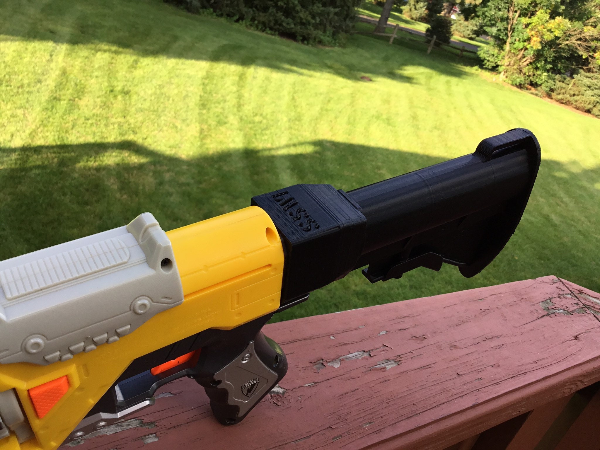 Shellback Nerf SSWI Nerf Compatible Mod Large AR Shoulder Buttstock Stock - Any Color ...