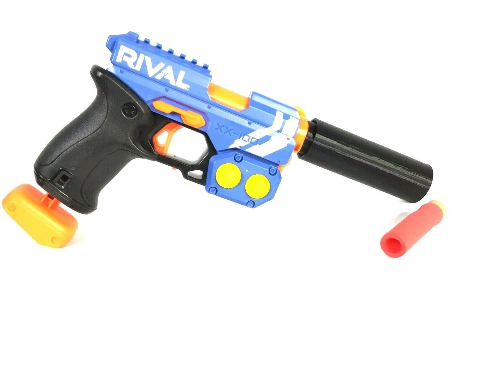 SSWI for Nerf Rival Knockout to Mega Dart Removable Barrel Tool With  Silencer 