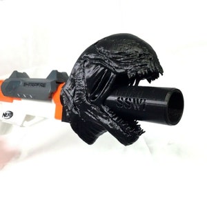 Nerf SharpFire Venom Barrel Suppressor Attachment Extension Mod - Easy Slide On
