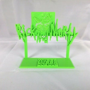 Rick and Morty Wubba Lubba Dub Dub (Fan Art) Display Sign POP Dorbz Collectibles