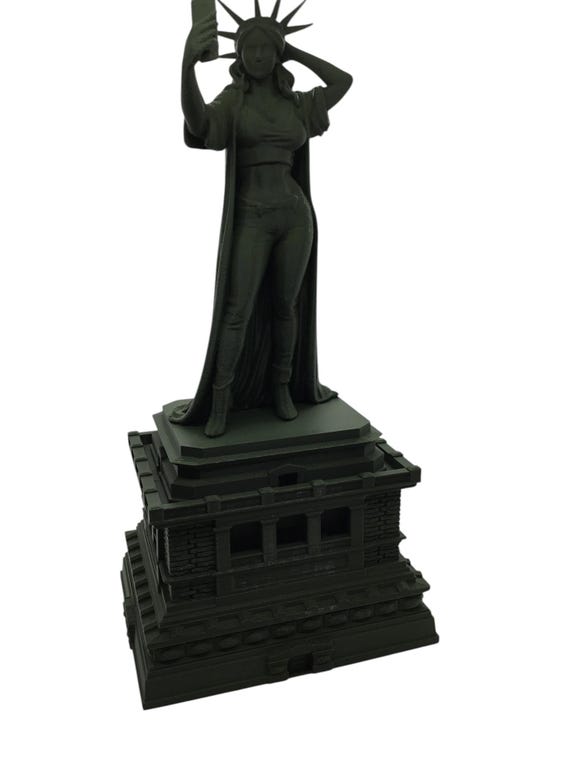 Modern Lady Liberty Statue of Liberty Selfie Style – 12” Tall