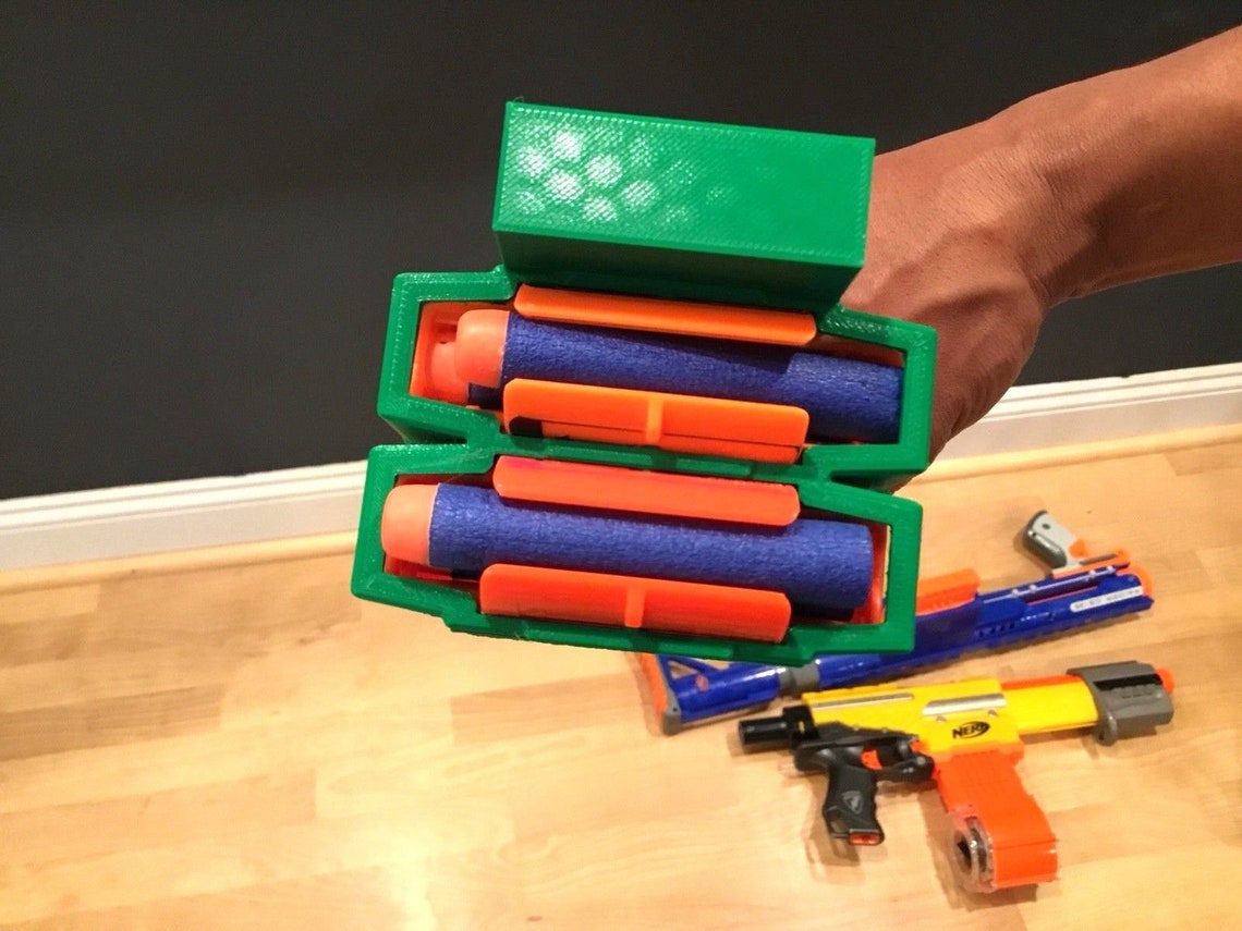 Double Magazine Clip Holder With Belt Loop for Nerf and Worker - Etsy