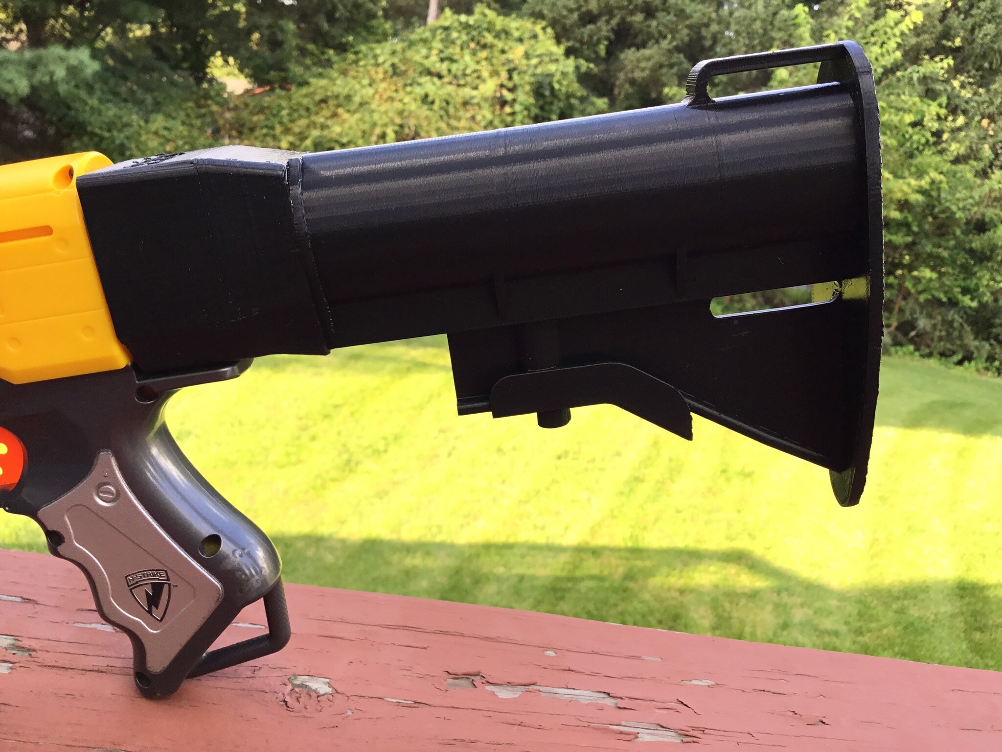 Shellback Nerf SSWI Nerf Compatible Mod Large AR Shoulder Buttstock Stock - Any Color ...