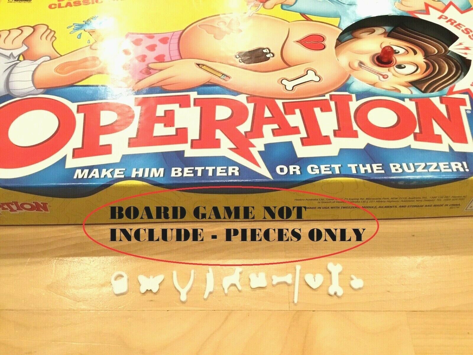 OPERATION GAME 2003 Funatomy Parts Replacement Pieces Parts U PICK 