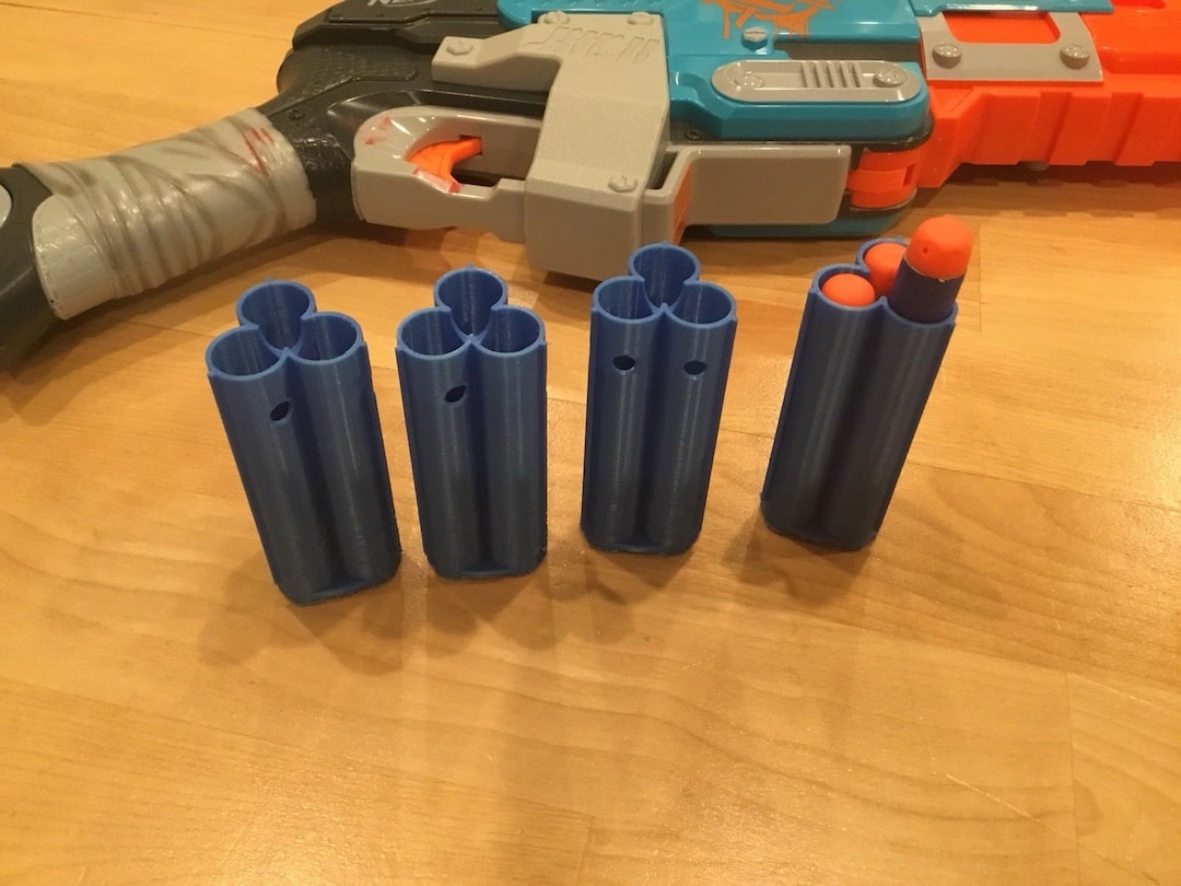 4 Nerf Compatible Zombie Strike Dart Shell Sledge Fire Blaster