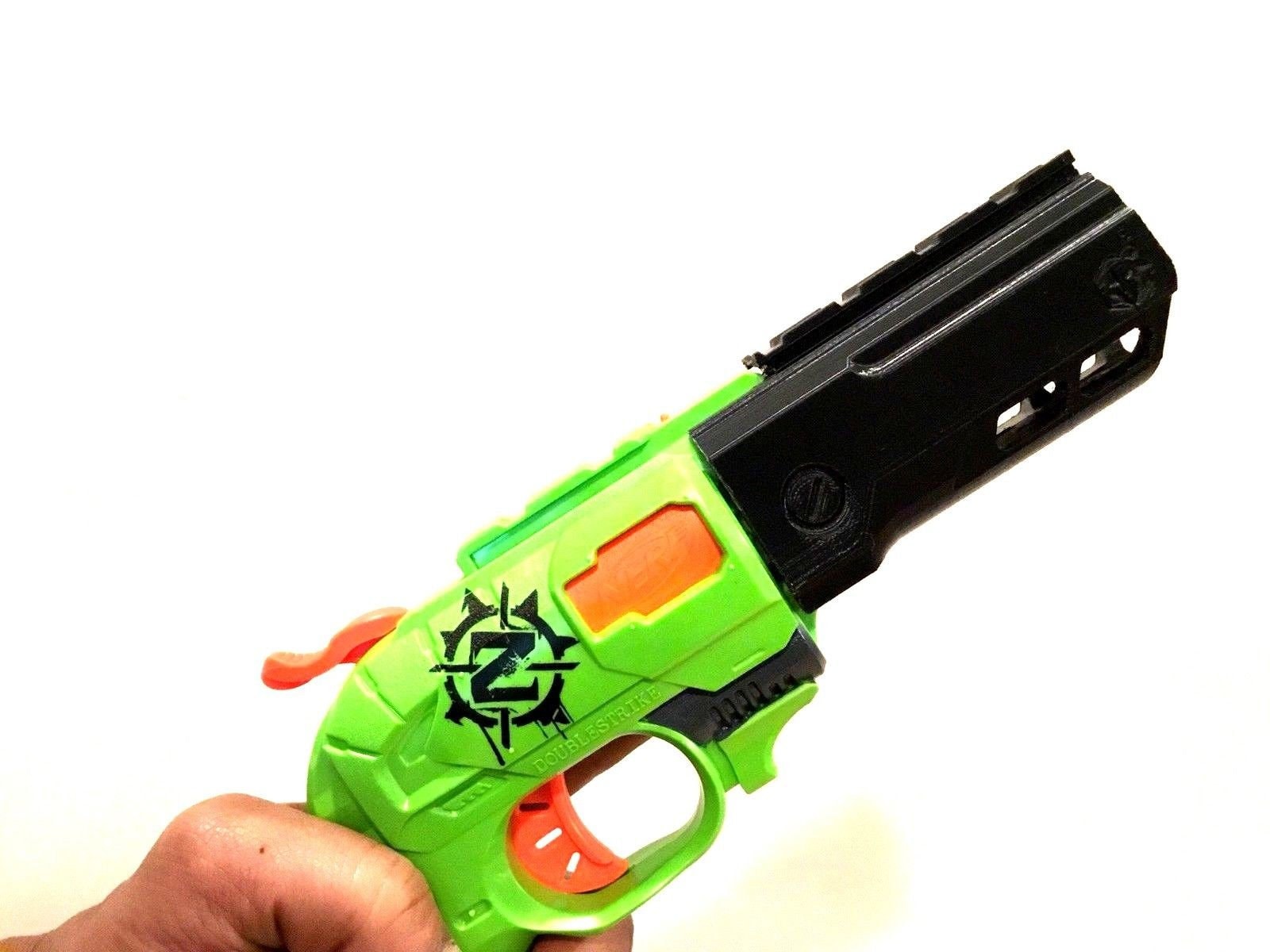 SSWI Modded Nerf Doublestrike MAGNUM Tactical Barrel - Double
